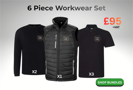 Embroidered Bundle deal Sweatshirt gilet polo shirt 