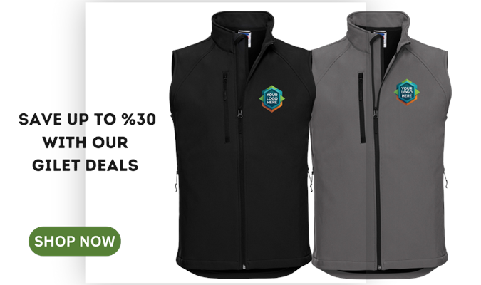 Gilet Bundle deal embroidered custom with you logo 