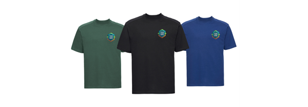 12 x Russell Authentic Heavyweight T-Shirt