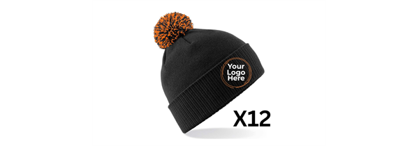 Winter Beanie Bundle (X12)  – Embroidered Headwear for Teams