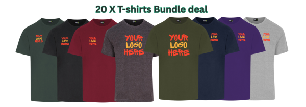 20X T-shirts Printed 