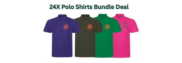 24X Polo T-shirts