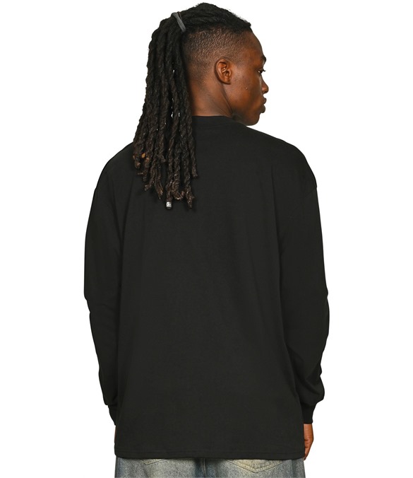 Casual Ringspun Combed 180 Oversize Extended Neck Long Sleeve Tall T