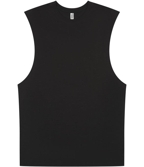 Casual Ringspun Core 150 Droparm Raw Edge Tall Tank