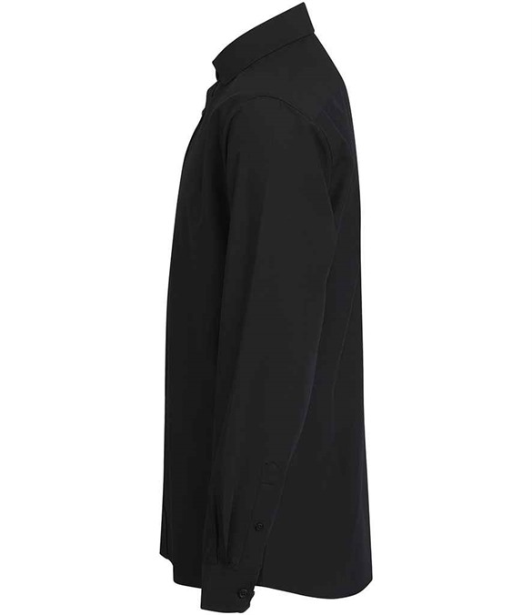 Henbury Long Sleeved Cotton Feel Coolplus® Shirt