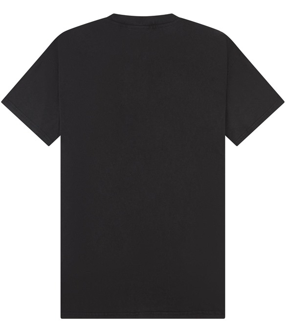 Casual Ringspun Combed 180 Acid Wash Oversize Extended Neck T