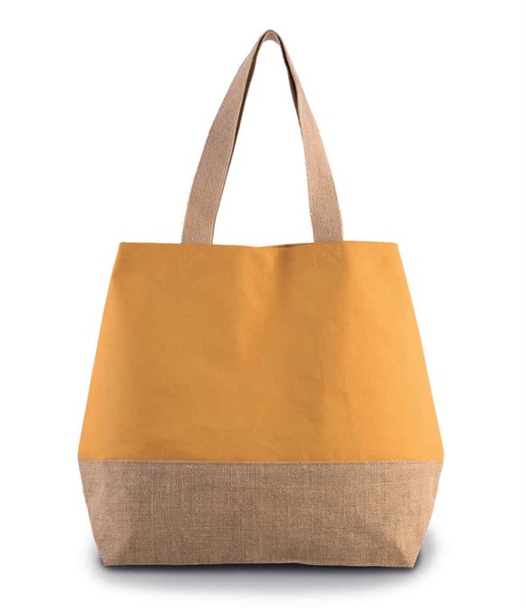 Kimood Canvas &amp; Jute Shopper