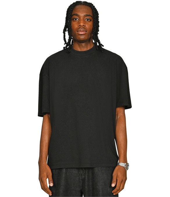 Casual Ringspun Combed 180 Acid Wash Oversize Extended Neck T