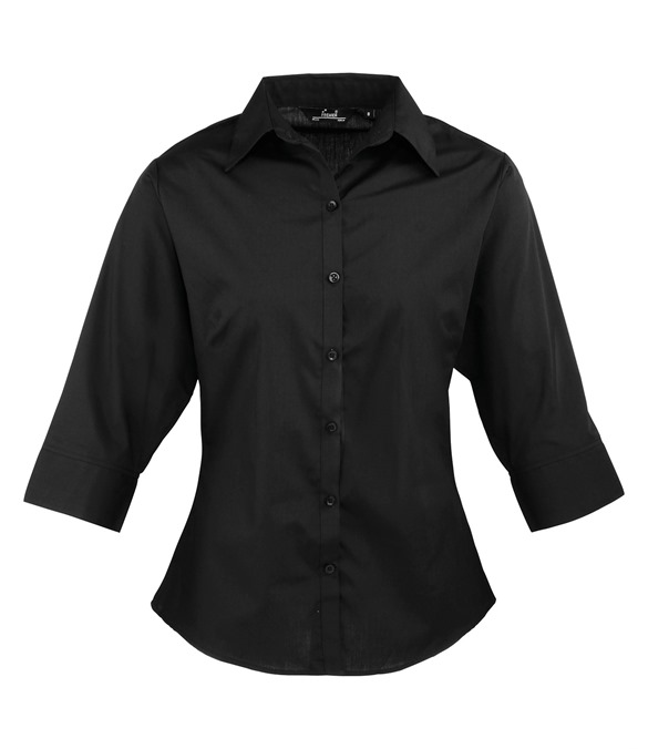 Women&#39;s ? sleeve poplin blouse