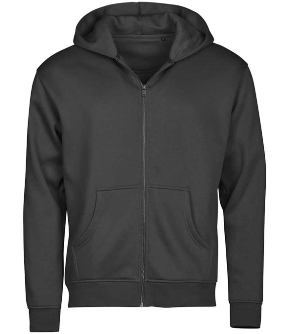 Tee Jays Unlabeled Hooded Full Zip Sweatshirt