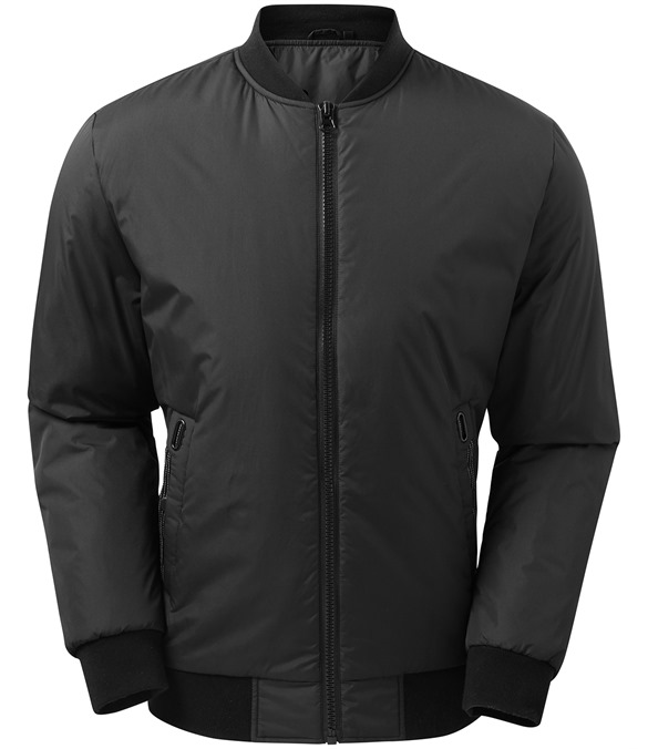 Delta plain bomber jacket