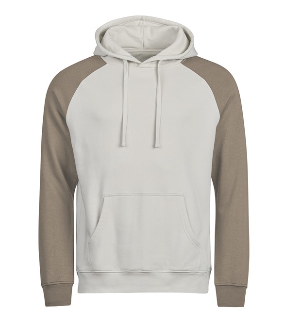 UNLABELED two-tone hooded sweatshirt (5156)