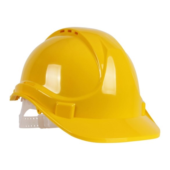 Blackrock 6 Point Harness Safety Helmet - Yellow