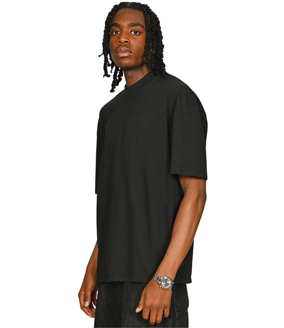 Casual Ringspun Combed 180 Acid Wash Oversize Extended Neck T