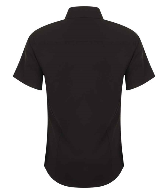 Henbury Ladies Short Sleeve Wicking Shirt