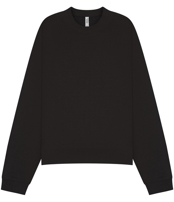 Casual Ringspun Blend 280 Boxy Oversize Extended Neck Sweat