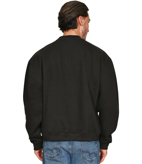 Casual Premium Combed 450 Boxy Oversized Extended Neck Sweatshirt