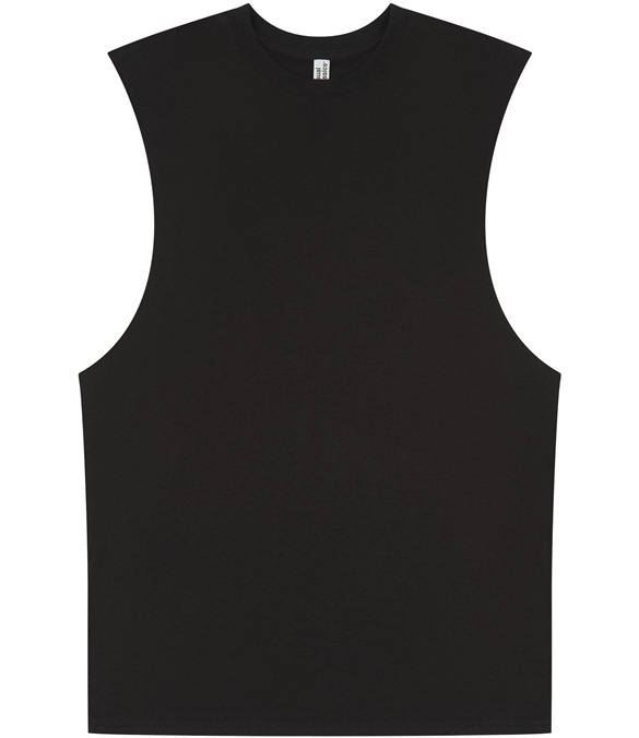 Casual Ringspun Core 150 Droparm Raw Edge Tank
