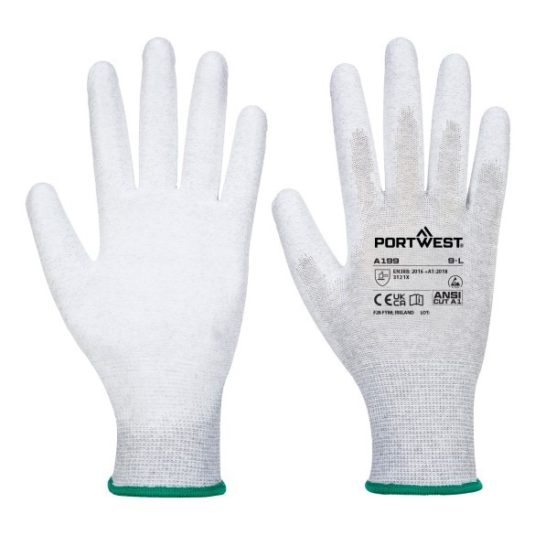 ESD 13 PU Palm Glove