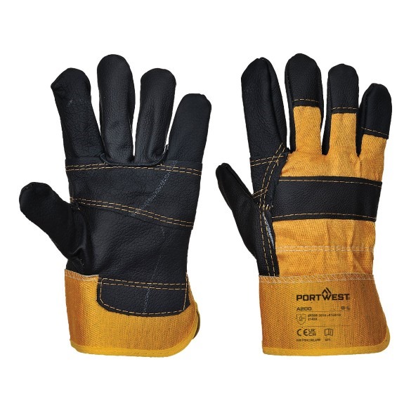 Leather Rigger 270 Cow Grain Palm Bar Glove