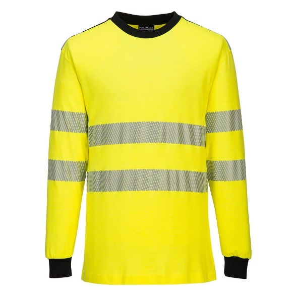PW3 Modaflame Knit Hi-Vis FR Long Sleeve T-Shirt