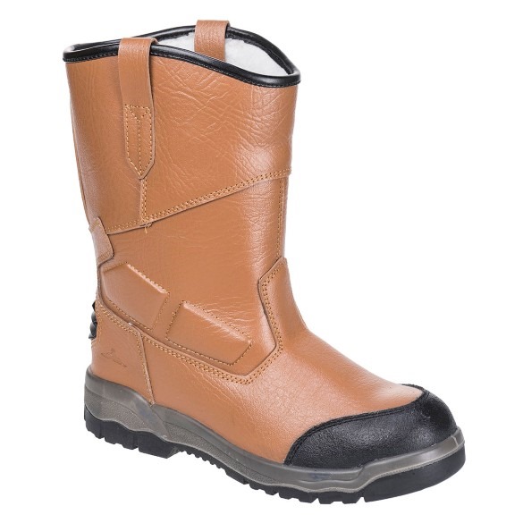 Steel Action Leather Rigger Boot S3 CI SRC
