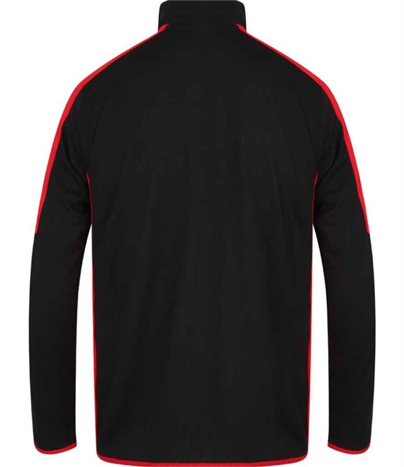Finden + Hales Contrast Zip Neck Midlayer Top