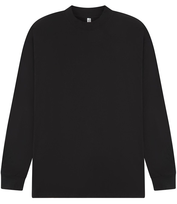 Casual Ringspun Combed 180 Oversize Extended Neck Long Sleeve Tall T