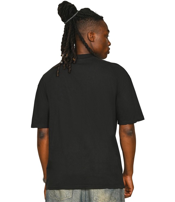 Casual Ringspun Combed 180 Acid Wash Oversize Extended Neck Tall T