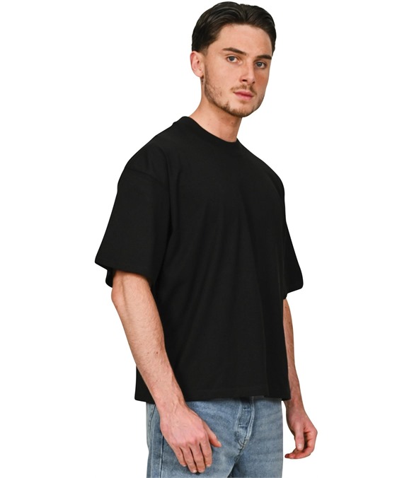 Casual Ringspun Combed 220 Boxy Oversize Extended Neck T