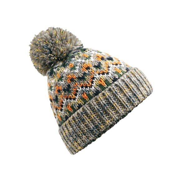 Blizzard bobble beanie