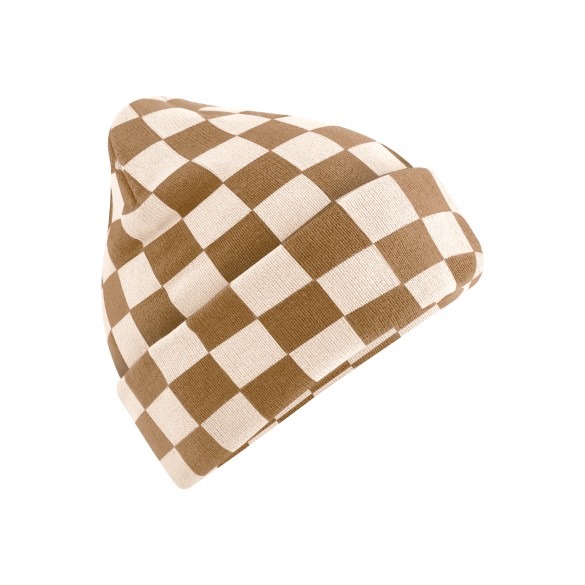 Checkerboard beanie