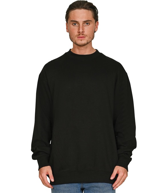 Casual Ringspun Blended 280 Oversize Extended Neck Tall Sweat