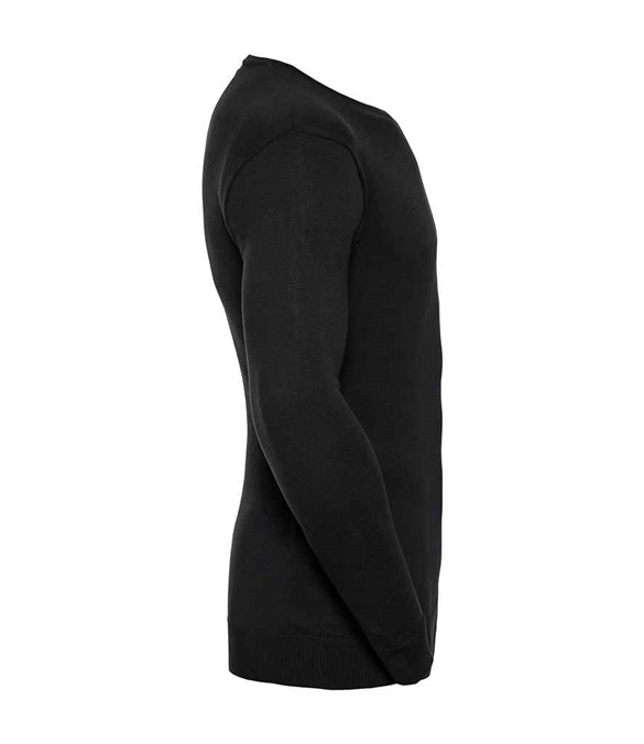 Russell Athletic Collection Cotton Acrylic V Neck Sweater