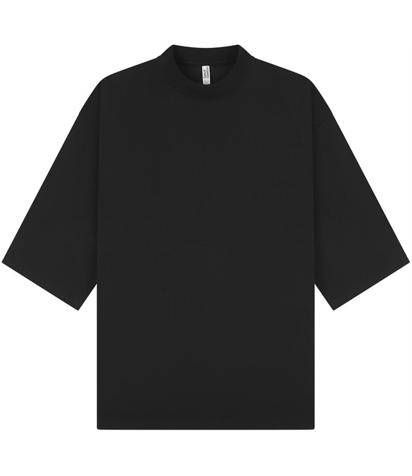 Casual Ringspun Combed 220 Oversize Extended Neck Half Sleeve T