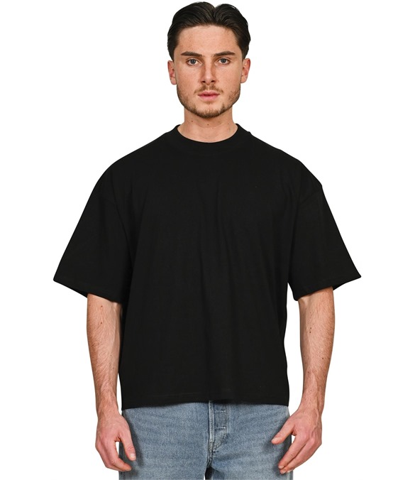 Casual Ringspun Combed 220 Boxy Oversize Extended Neck T