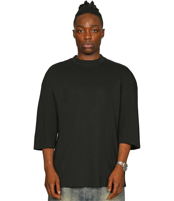 Casual Ringspun Combed 220 Oversize Extended Neck Half Sleeve Tall T