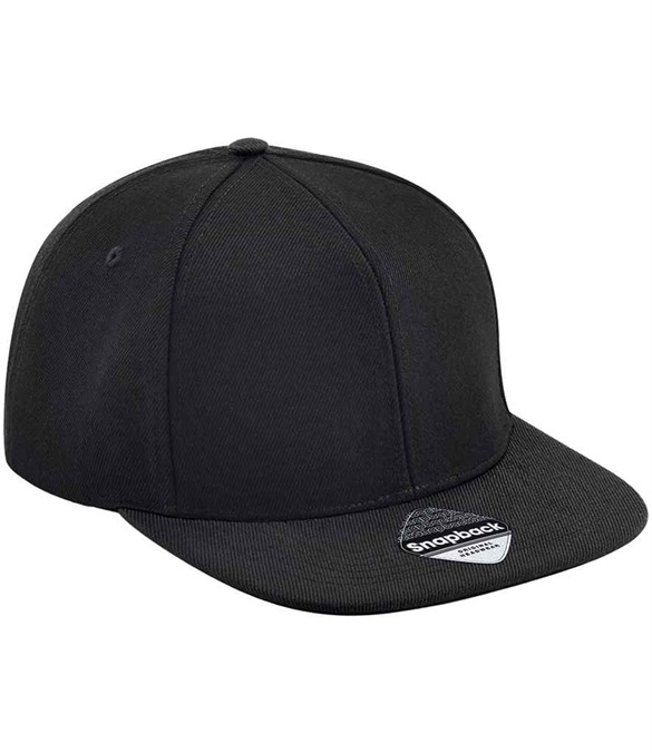 Beechfield Original Flat Peak 6 Panel Snapback Cap