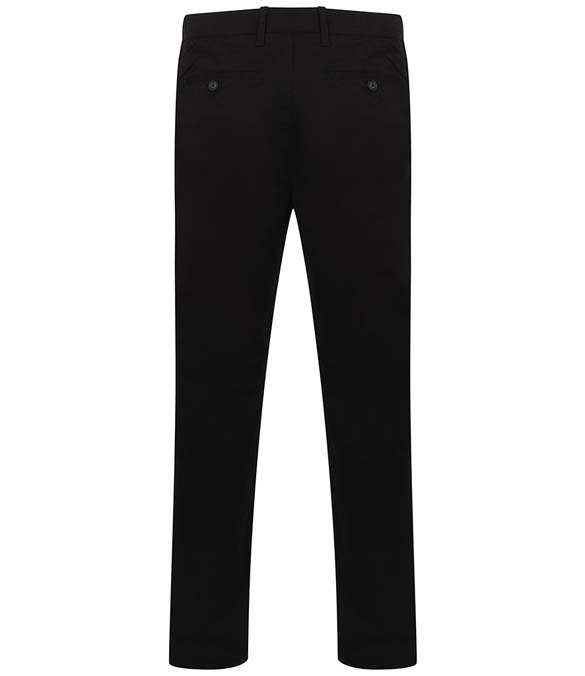 Henbury Stretch Flex Waistband Chino Trousers