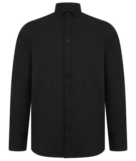 Modern long sleeve Oxford shirt