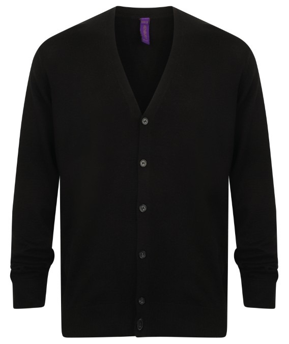 V-button cardigan
