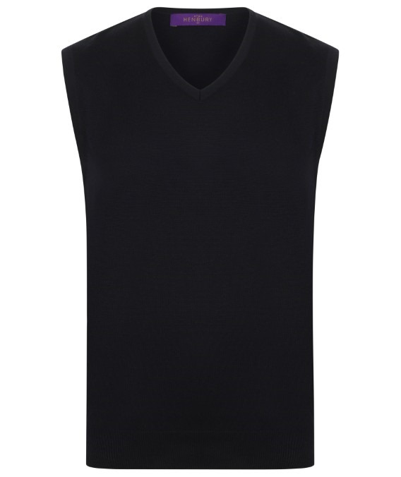 Sleeveless v-neck jumper