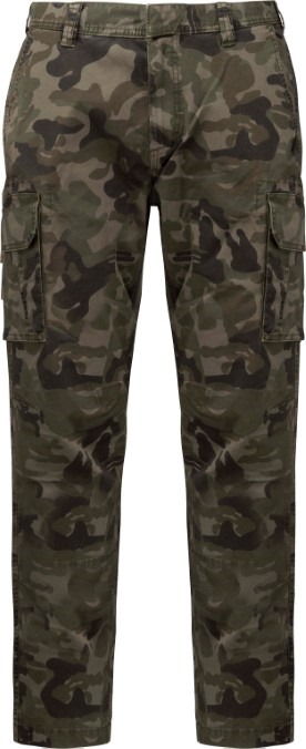Camo cargo trousers