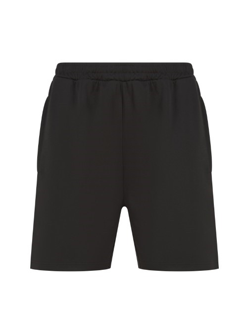 Knitted shorts with zip pockets