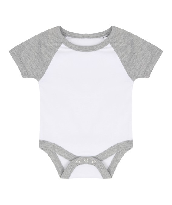 Essential short-sleeved baseball bodysuit