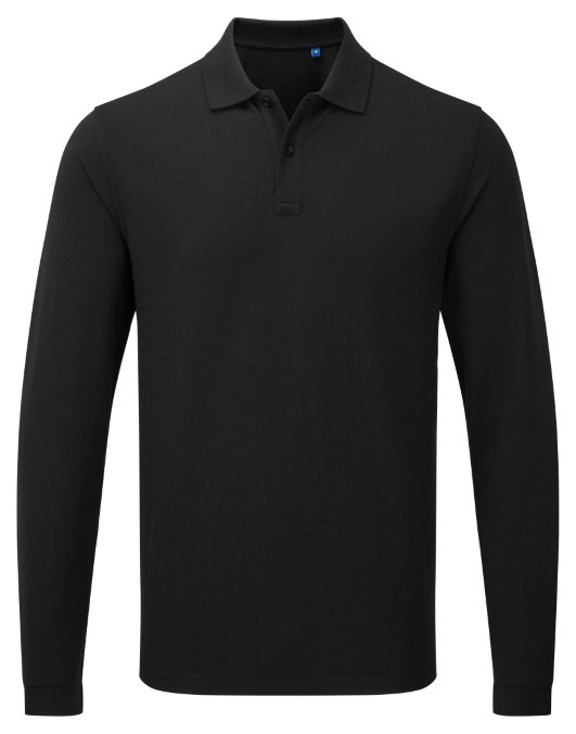 ?Essential? unisex long sleeve workwear polo shirt
