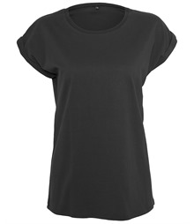 Women's extended shoulder tee
