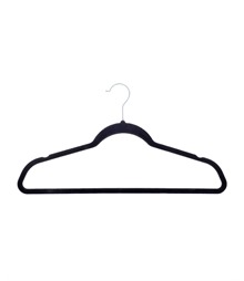 Velvet-effect coat hangers (25-pack)