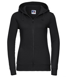 Women's authentic zipped hooded sweatshirt