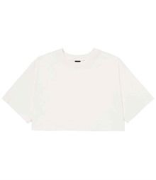 Bella Ladies Heavyweight Washed Cropped T-Shirt